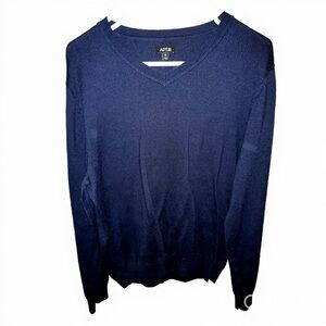 Apt.9 Men's V-Neck Navy Sweater